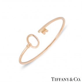 Tiffany & Co. Rose Gold Tiffany Keys Wire Bracelet Tiffany & Co. Rose Gold Tiffany Keys Wire Bracelet